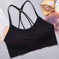 Ropa interior para mujer sin aros integrada con almohadilla para el pecho, correa para el pecho para mujer, envoltura para el pecho, fitness, yoga. todas las ocasiones