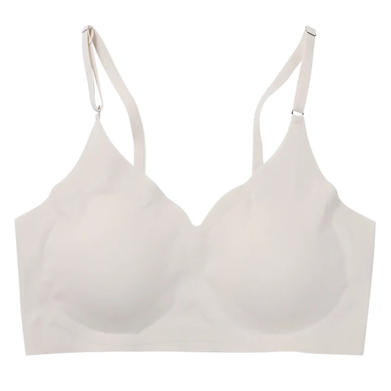 Sujetadores sin costuras CINOON para mujer. Sujetador tipo bralette con relleno extraíble, de una pieza, sin aros, para una comodidad íntima.